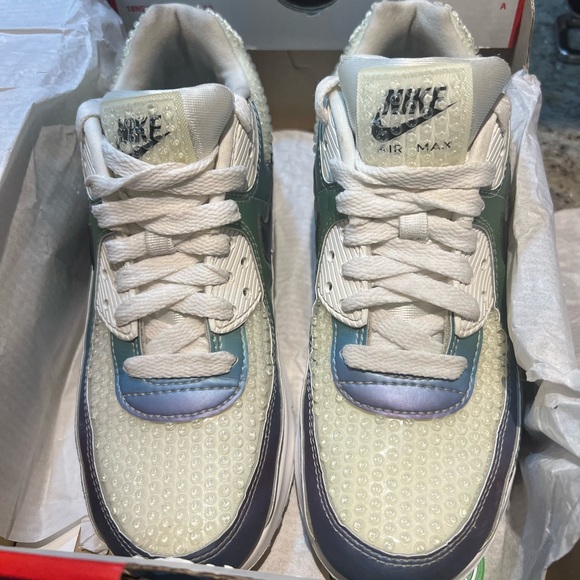 Nike Air Max 90 20 Bubble Pack White GS 4.5Y - Picture 3 of 9